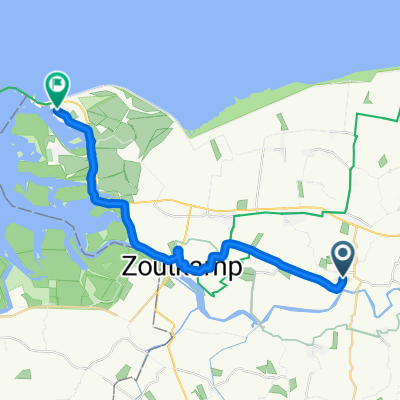 Rodehaan naar Lauwersoog