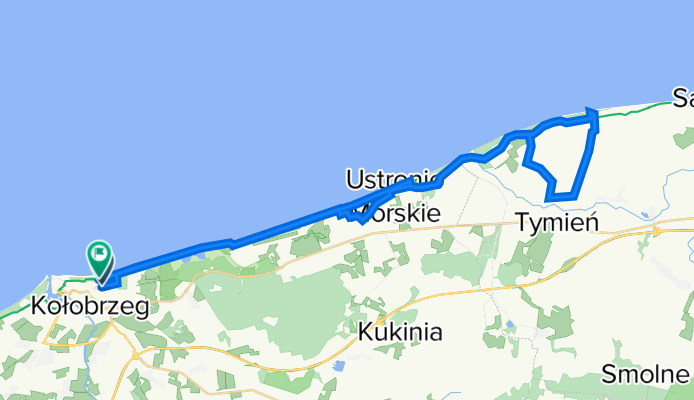 Kołobrzeg - Gąski - Kołobrzeg 