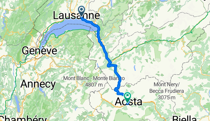 Europa Tour 2k14 20 Lausanne - Aosta