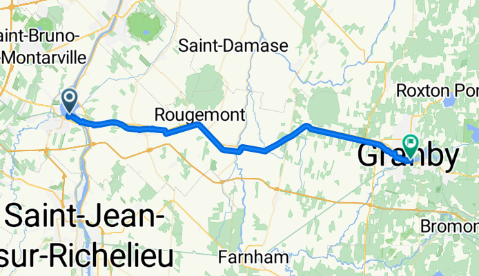 Chambly vers Granby
