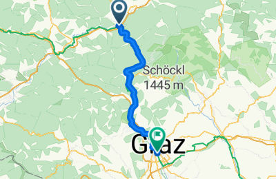 Route in der Bikemap App öffnen