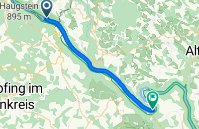 Route in der Bikemap App öffnen