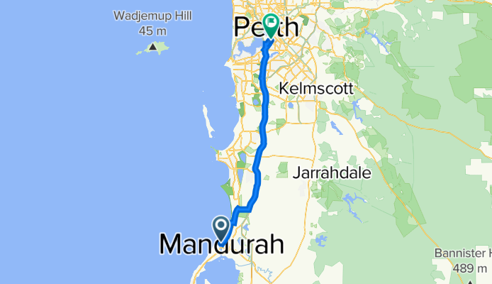 Mandurah to Perth