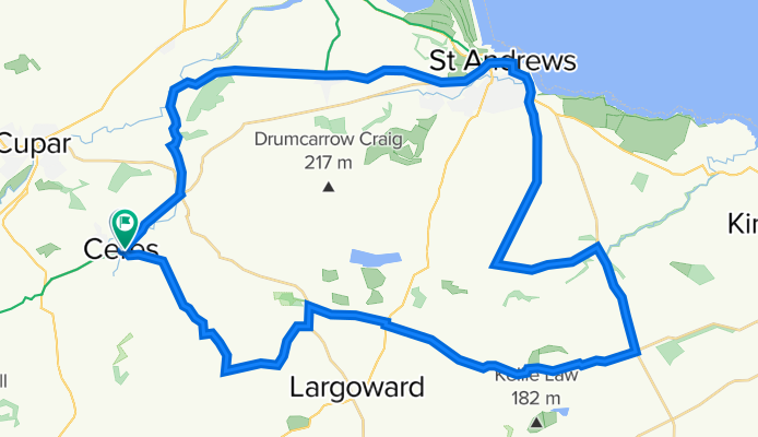 Ceres - St Andrews - Peat Inn circular