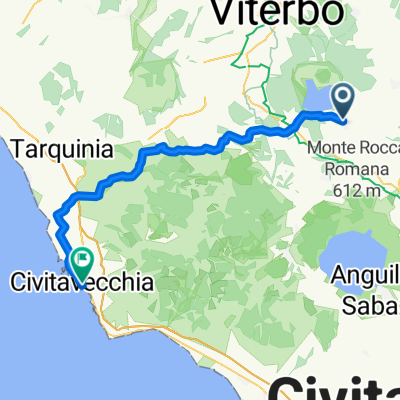 Ronciglione to Civitavecchia italy