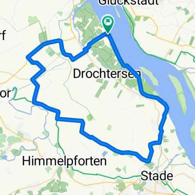 Krautsand l.d. Elbe südlich