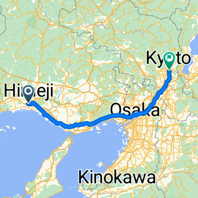 Himeji to Kyoto