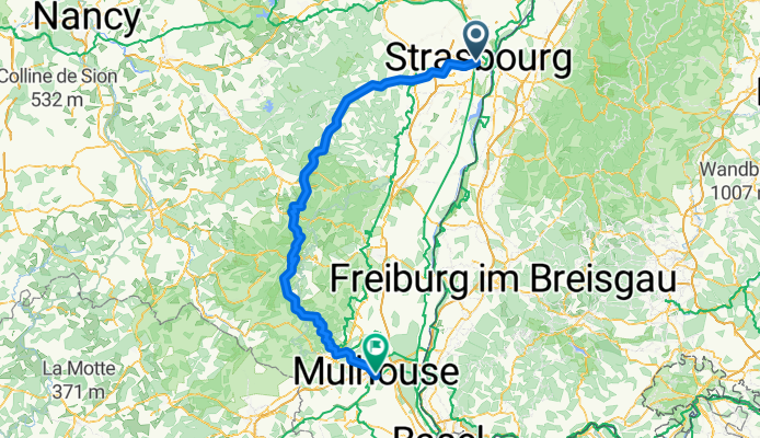 Strasbourg - St-Dié-des-Vosges- Mulhouse