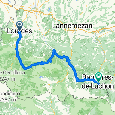 Day 2 to Luchon less climbing