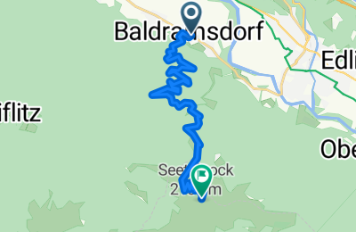 Route in der Bikemap App öffnen