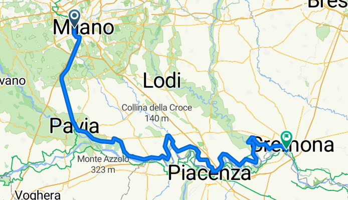 Milano - Cremona sul Po