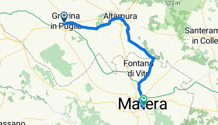 Gravina di Puglia / Matera km 40 - 280