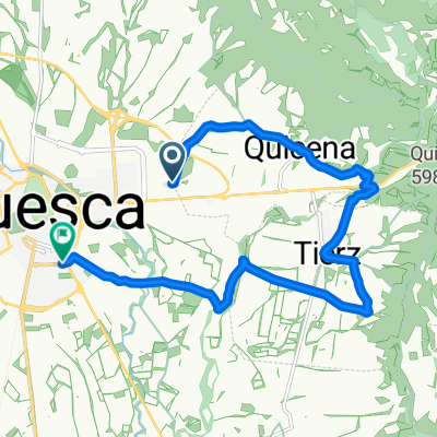 Quicena, Tierz, río Flumen, Huesca