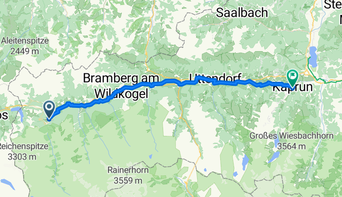 Krimml to Kaprun
