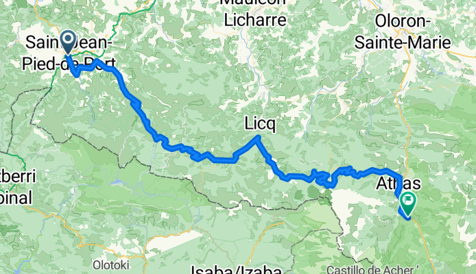 St Jean Pied de Port to Cette-Egyun