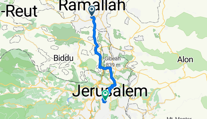 d_3 Ramallah-Jerusalem