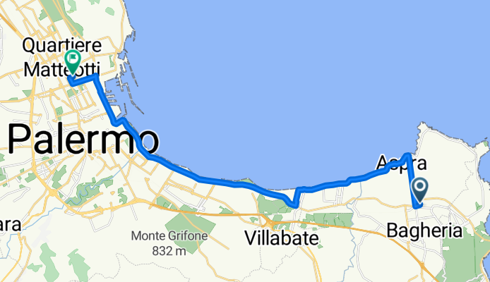 gare de Bagheria à 2 rapisardi