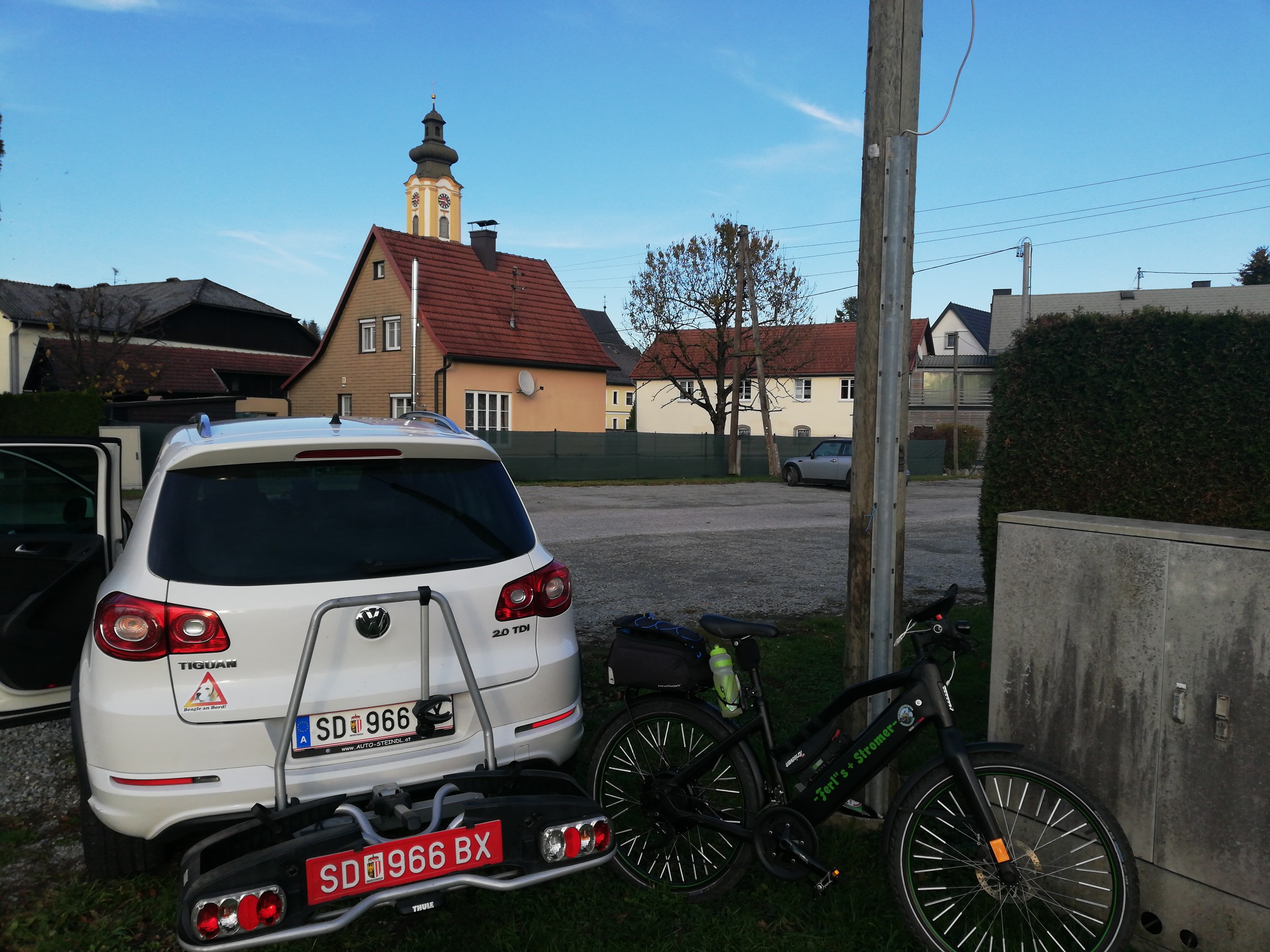 Hebe Bild 1 entlang der Bikemap-Route "🚴‍♀️E*Bike🇦🇹Pramtal R21-Innviertler R22 n.Andorf 06.11.18." hervor