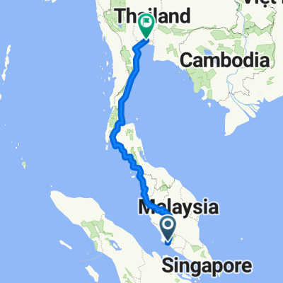 Kul to BKK trasa plan