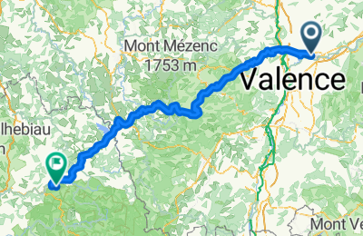 Route in der Bikemap App öffnen