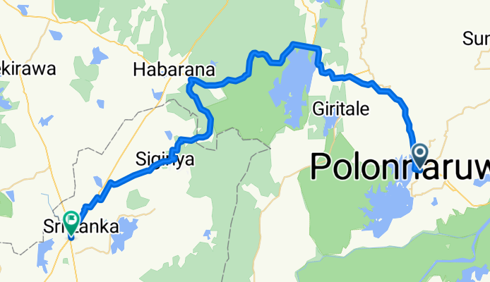 polonnaruwa - dambulla