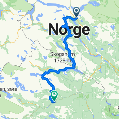 Beitostølen til Ål via Hemsedal.