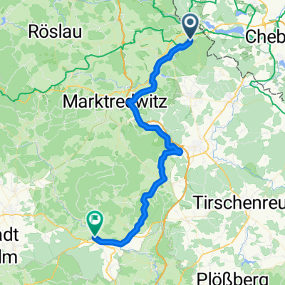 3 Schirnding-- Erbendorf 50 Km Bahnhof Schirnding