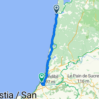 partie deux ride bordeaux bayonne ( 103km )