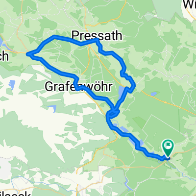 11 Mantel-Dießfurt-Pressath-Eschenb.-Grafenwöhr-Mantel 60 Km