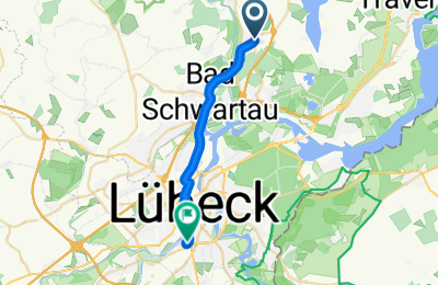 Route in der Bikemap App öffnen