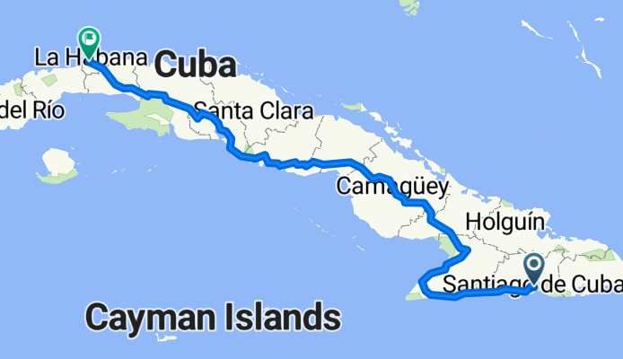 santiago de cuba - la habana