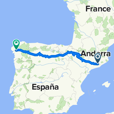 Camino de santiago desde Montserrat
