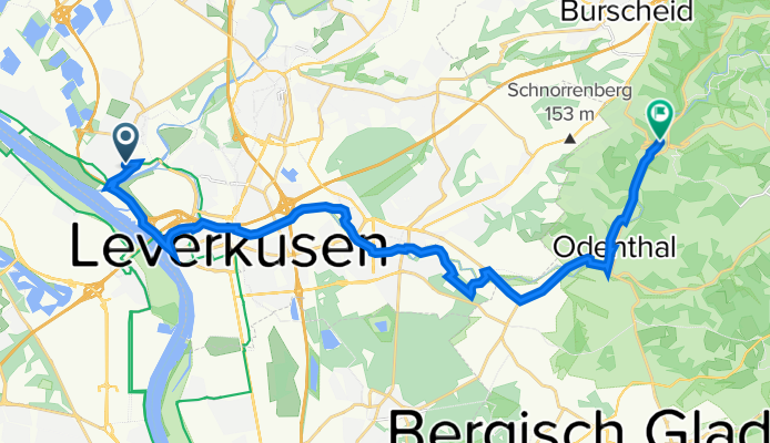 Entlang der Dünn - Leverkusen-Altenberg