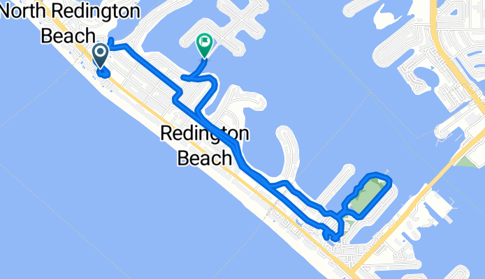 Langsame Fahrt in Redington Beach