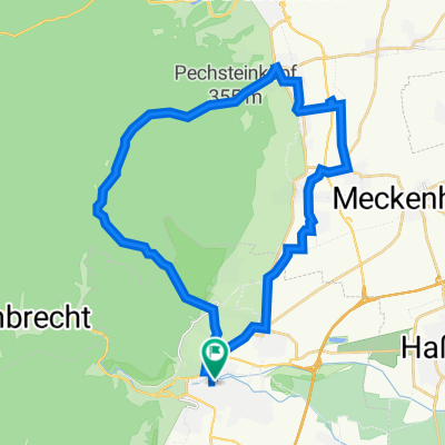 BRT2019-Di: Nach Göllheim und zum Donnersberg - RTF des BRT2019 in Neustadt/Weinstraße - 32 km Strecke