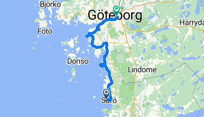 Särö - Saltholmen - Göteborg