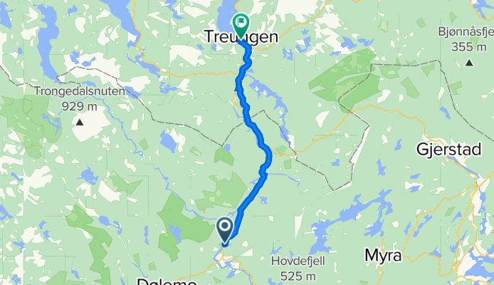 Telemarksvegen sykkelrute