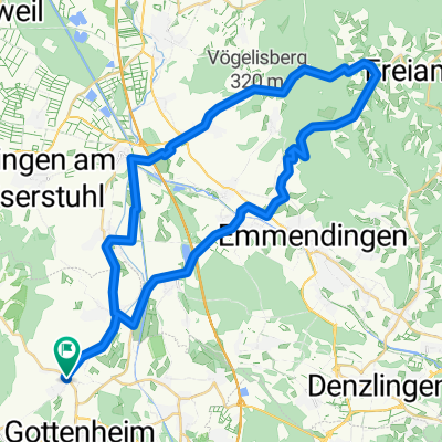 Bötzingen - Teningen - Freiamt - Riegel - Bötzingen