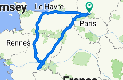 Route in der Bikemap App öffnen