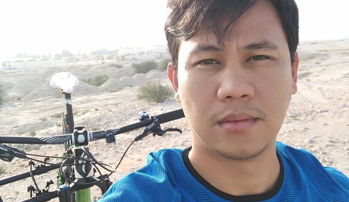Photo 1 of the Bikemap route "al kheesa trail 21-12-2018"