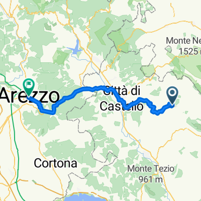 pietralunga nach arezzo