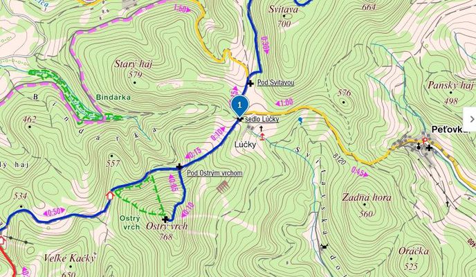 Photo 2 of the Bikemap route "Vrchol č. 12 VKT 2019 - Sedlo Lúčky"