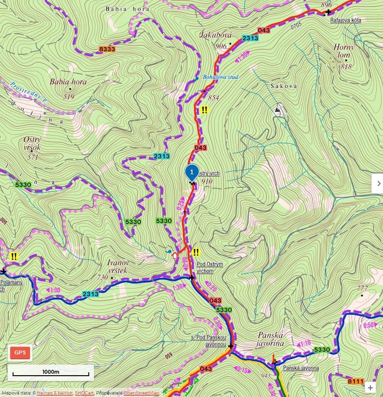 Vrchol č. 8 VKT 2019 - Ostrý vrch