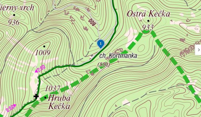 Foto 2 der Bikemap-Route "Vrchol č.6 VKT 2019 - Kortmanka"