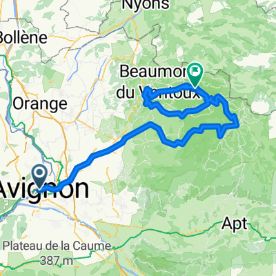 Avignon - Mont Ventoux