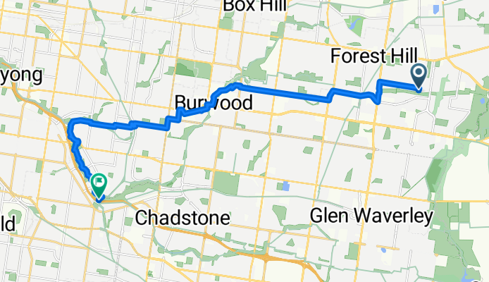 Vermont to East Malvern