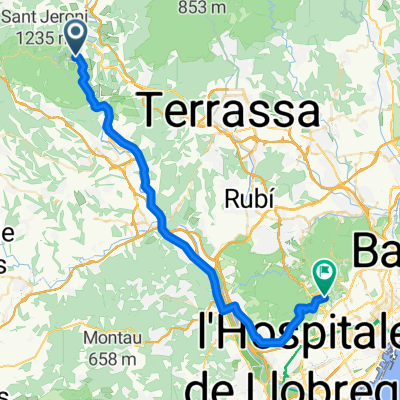 Montserrat to Barcelona