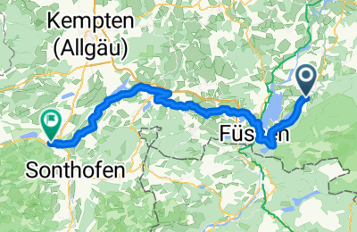 Route in der Bikemap App öffnen
