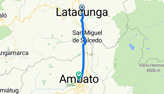 Ecuador 6b / Latacunga - Ambato
