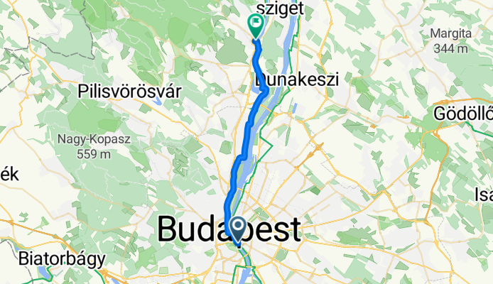 Budapest dock 1 to Szentendre